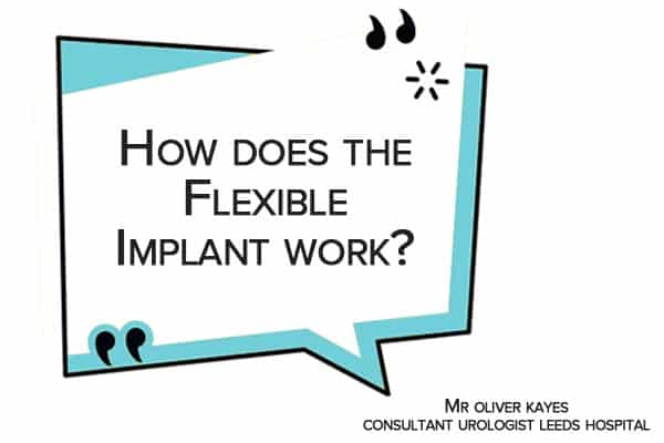 how the flexible implant works? Video testimonial from an urologist